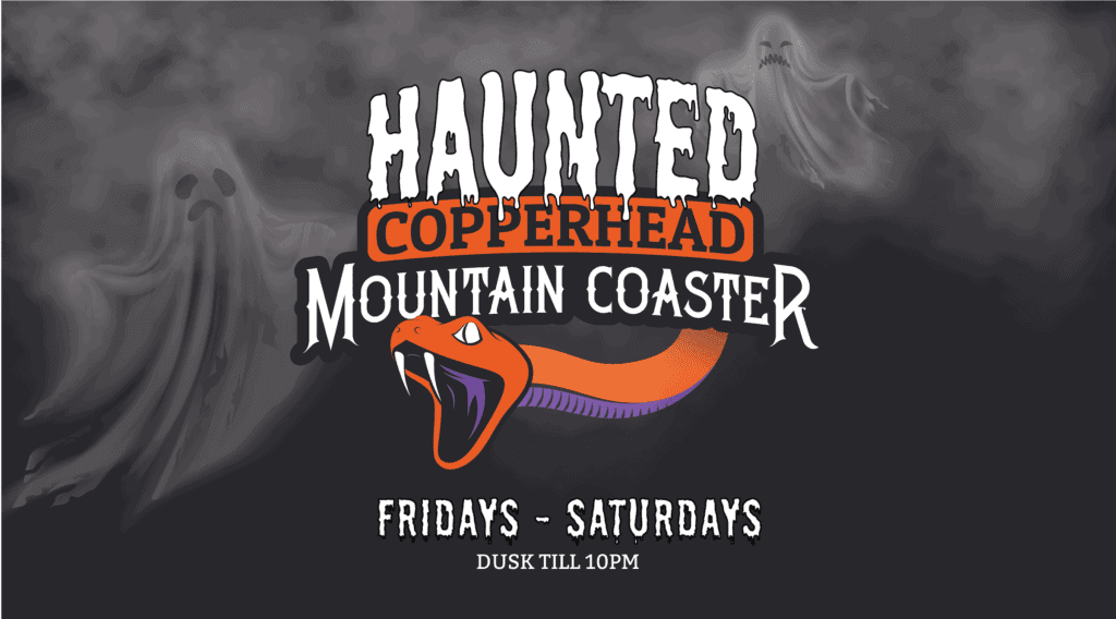 Haunted Copperhead Mountain Coaster | Shepherd of the Hills