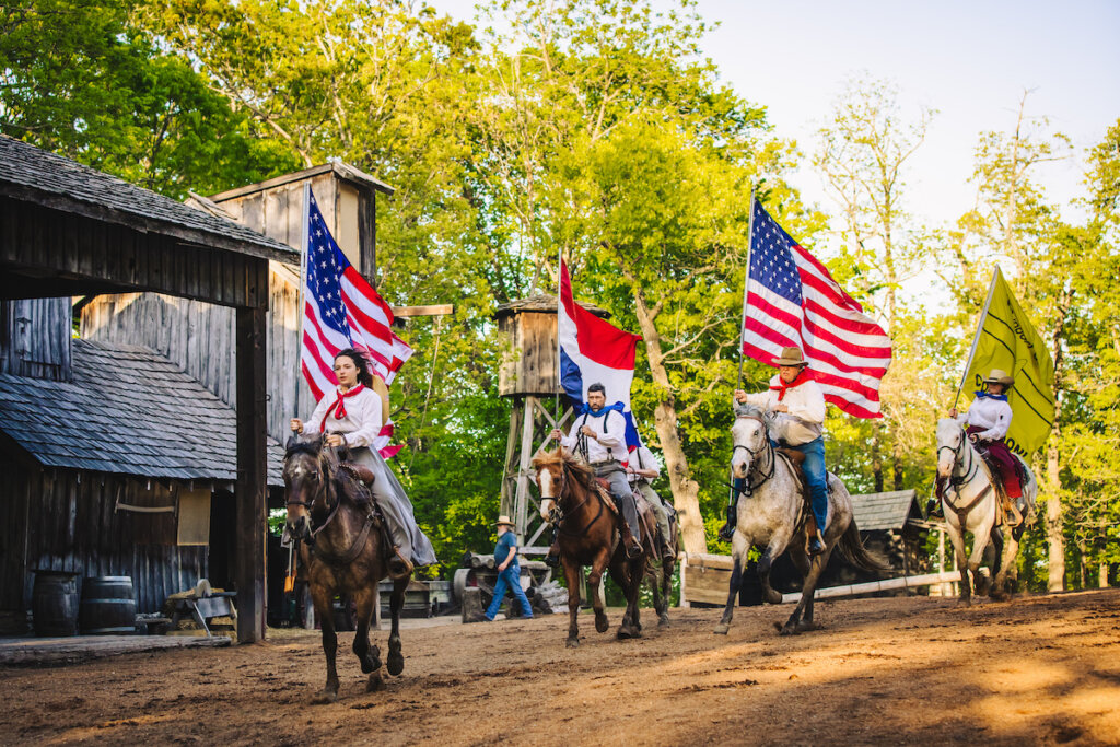Horses AmericanFlag