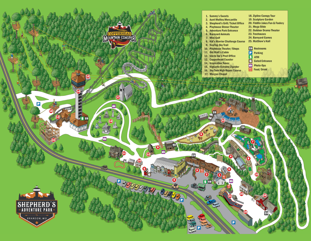 Shepherd of the Hills 2025 Main Map